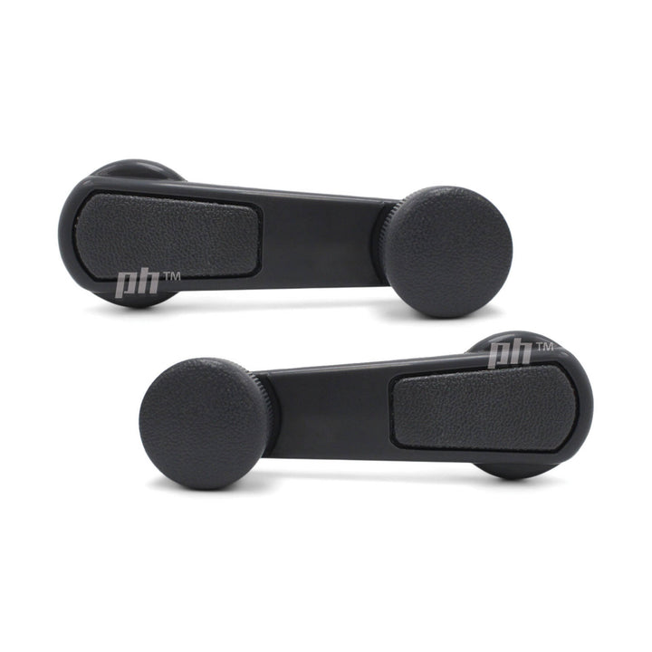 Window Winder Handles PAIR x2 GREY fits Mitsubishi L300 Express Van 1986 - 2013