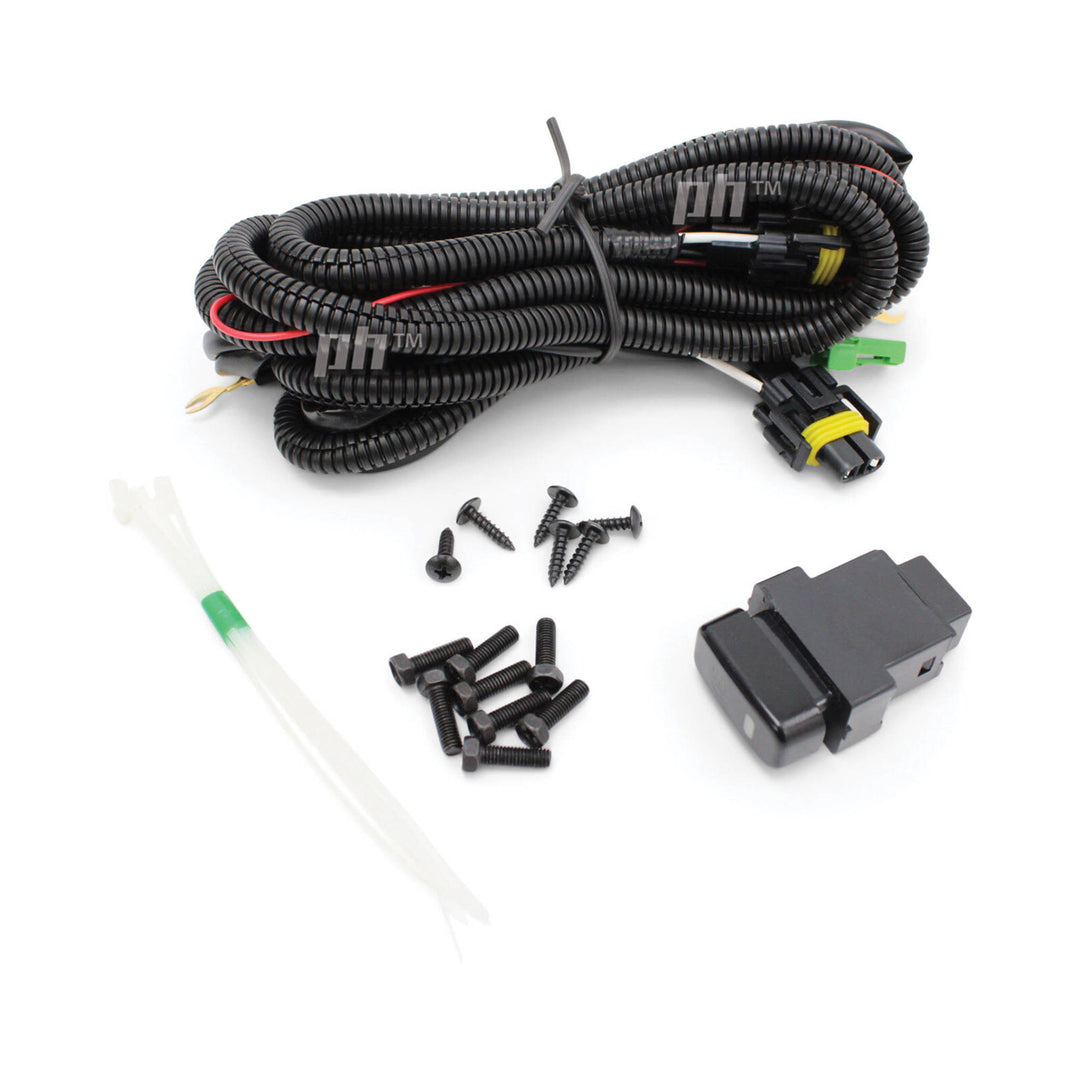 Fog Light Kit With Switch fits Mitsubishi Triton MN 2009 - 2015