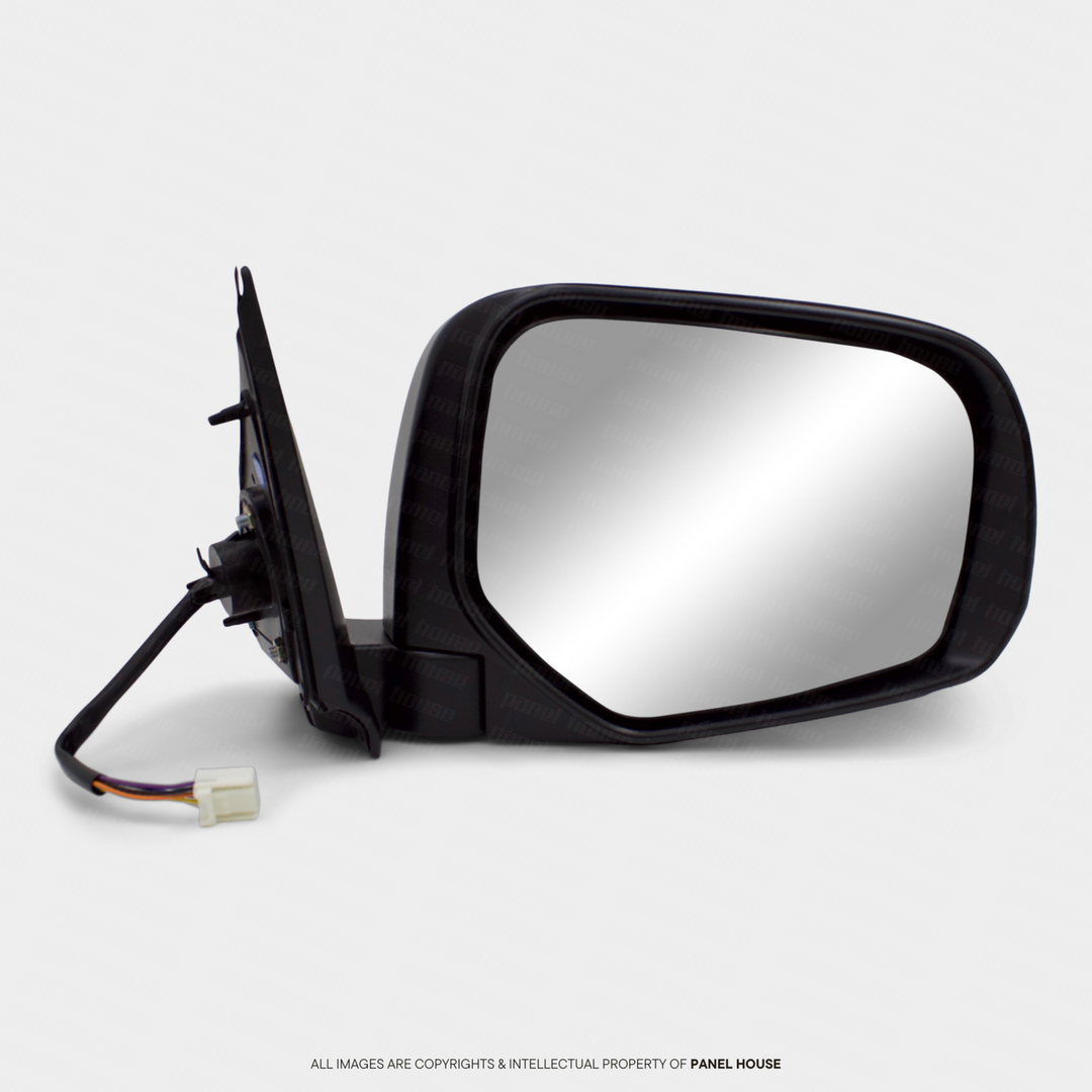 Door Mirrors PAIR Black with Autofold & Indicator Fits Mitsubishi Triton MQ 2015 - 2018