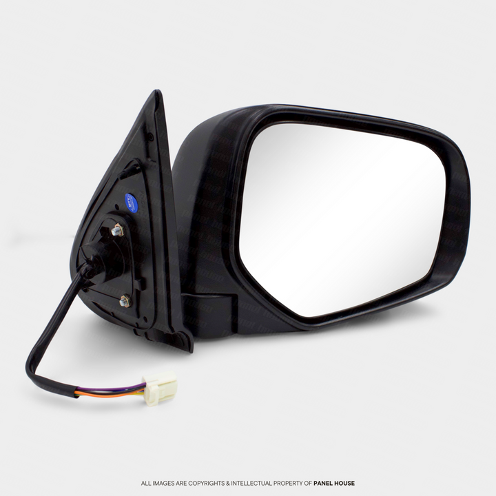 Door Mirrors PAIR Black with Autofold & Indicator Fits Mitsubishi Triton MQ 2015 - 2018