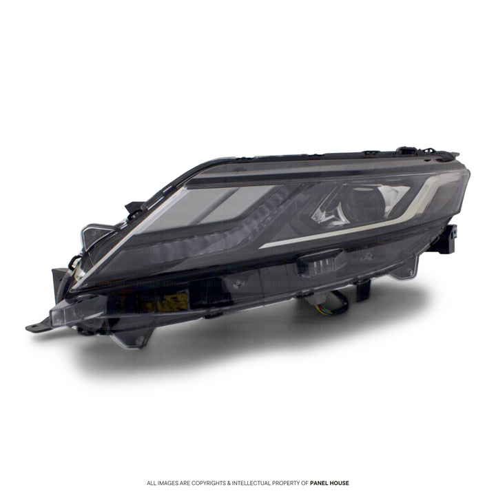 Headlights Black PAIR LED Fits Mitsubishi Triton MR 11/2018 - 2023 GLS GLX-R