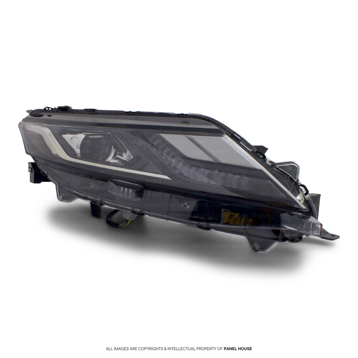 Headlights Black PAIR LED Fits Mitsubishi Triton MR 11/2018 - 2023 GLS GLX-R