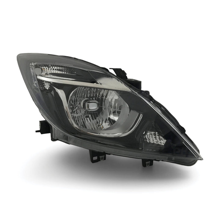 Headlights Black PAIR fits Mazda BT50 UR 2015 - 2020