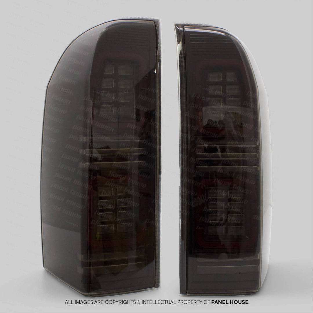 Black Tail Lights Full LED Fits Nissan Patrol GU Y61 2004-2013 Wagon