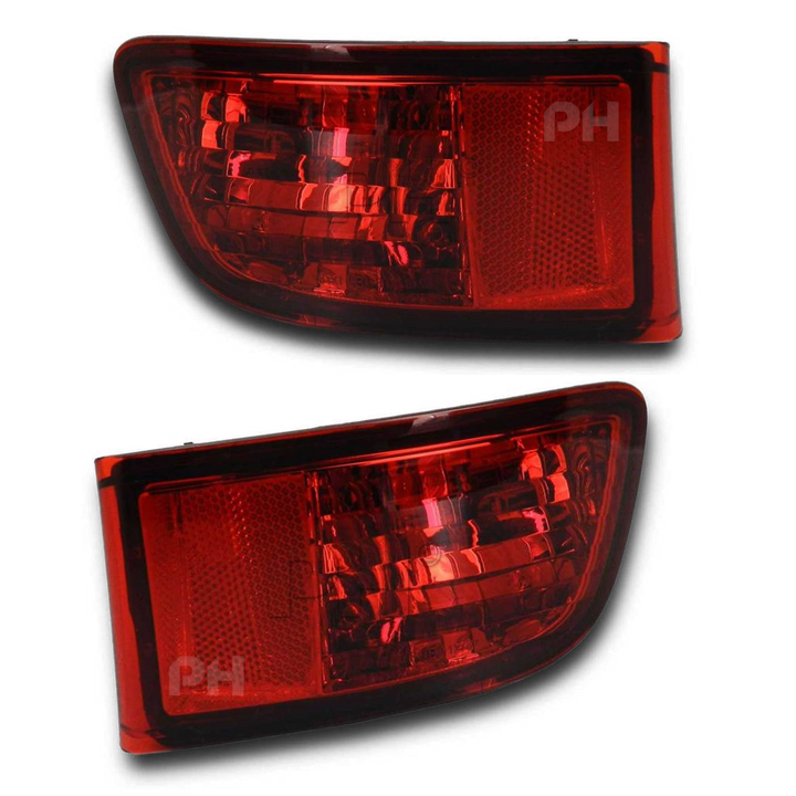 Rear Bar Light Reflectors PAIR Fits Toyota Prado 120 Series 2002 - 2009