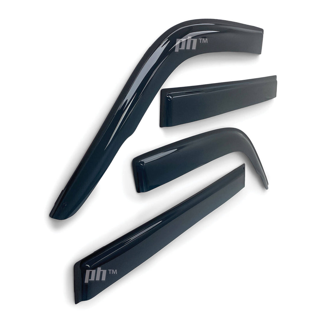 Weather Shield Window Visors SET 4 Piece fits Toyota Landcruiser 80 Series