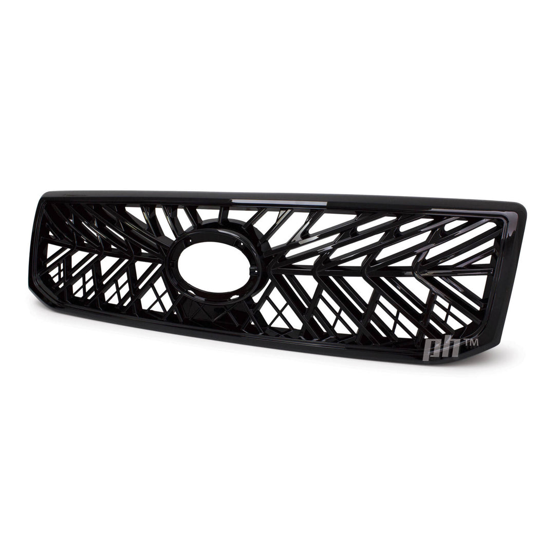 Grill Gloss BLACK Web Style Fits Toyota Landcruiser Prado 120 Series 2002 - 2009