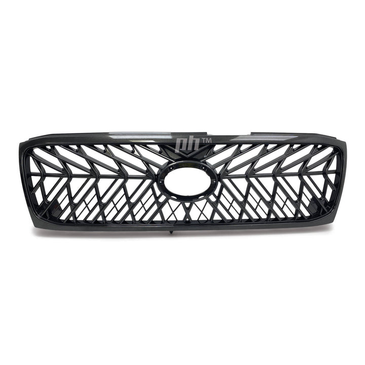Grill Gloss Silver Web Style Fits Toyota Landcruiser 100 Series 2005 - 2007