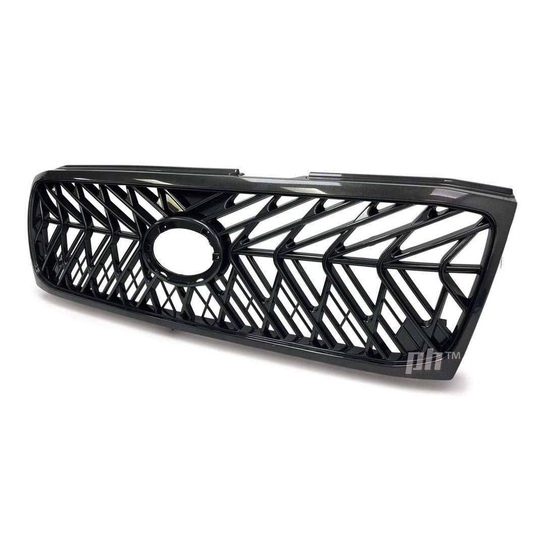 Grill Gloss Silver Web Style Fits Toyota Landcruiser 100 Series 2005 - 2007