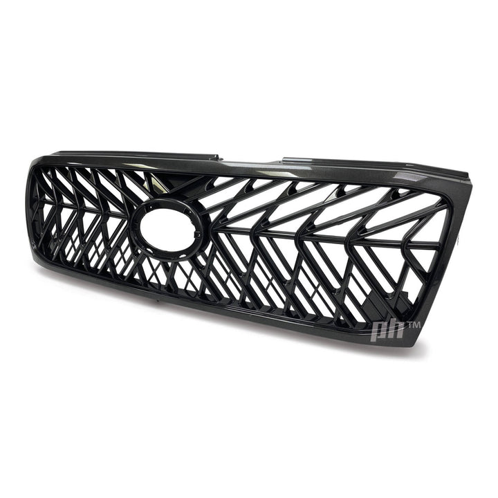 Grill Gloss Silver Web Style Fits Toyota Landcruiser 100 Series 2005 - 2007