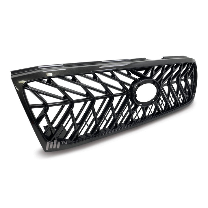 Grill Gloss Silver Web Style Fits Toyota Landcruiser 100 Series 2005 - 2007