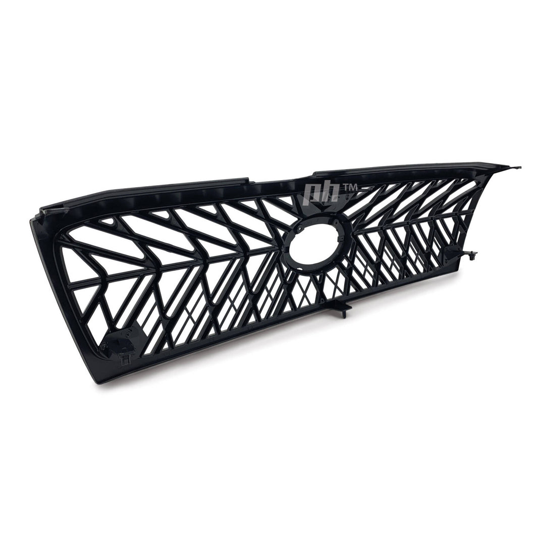 Grill Gloss Silver Web Style Fits Toyota Landcruiser 100 Series 2005 - 2007