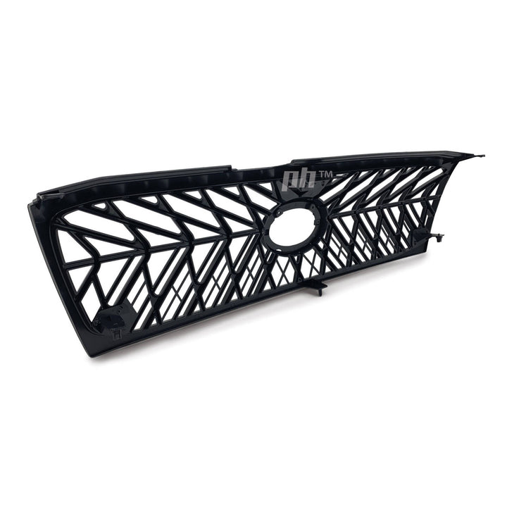 Grill Gloss Silver Web Style Fits Toyota Landcruiser 100 Series 2005 - 2007