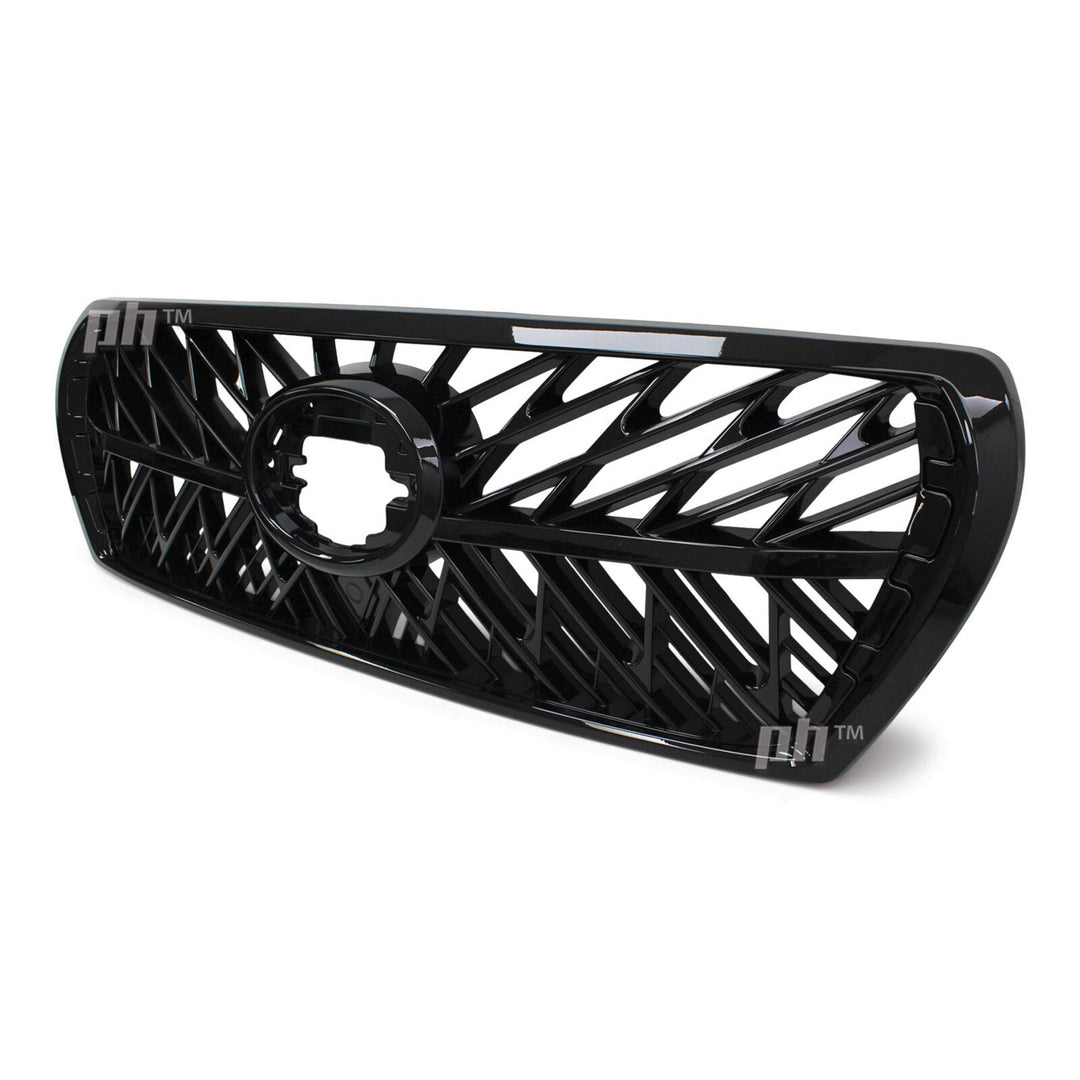 Grill Gloss BLACK Web Style Fits Toyota Landcruiser 200 Series 2007 - 2015