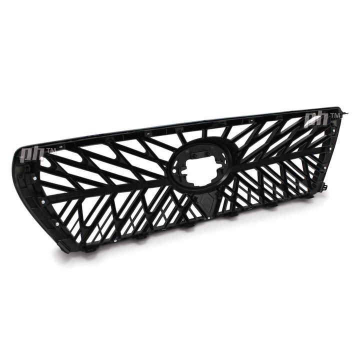 Grill Gloss BLACK Web Style Fits Toyota Landcruiser 200 Series 2007 - 2015