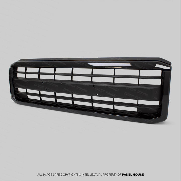 Grill BLACK fits Toyota Landcruiser 76 78 79 Series 2007 - 2023