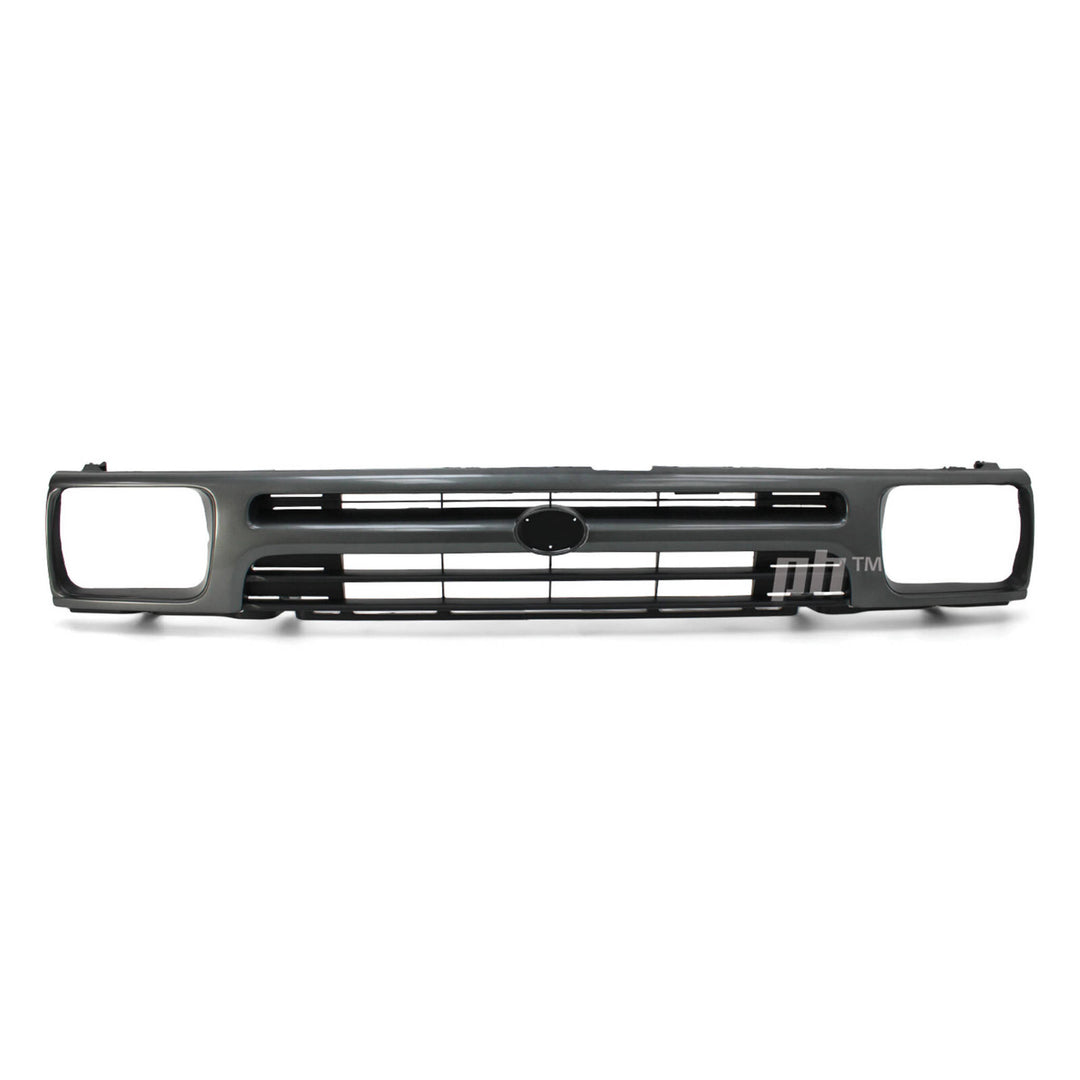 Grill 1 Piece Grey Twin Bar Style Fits Toyota Hilux 2WD Workmate 1989 - 1996