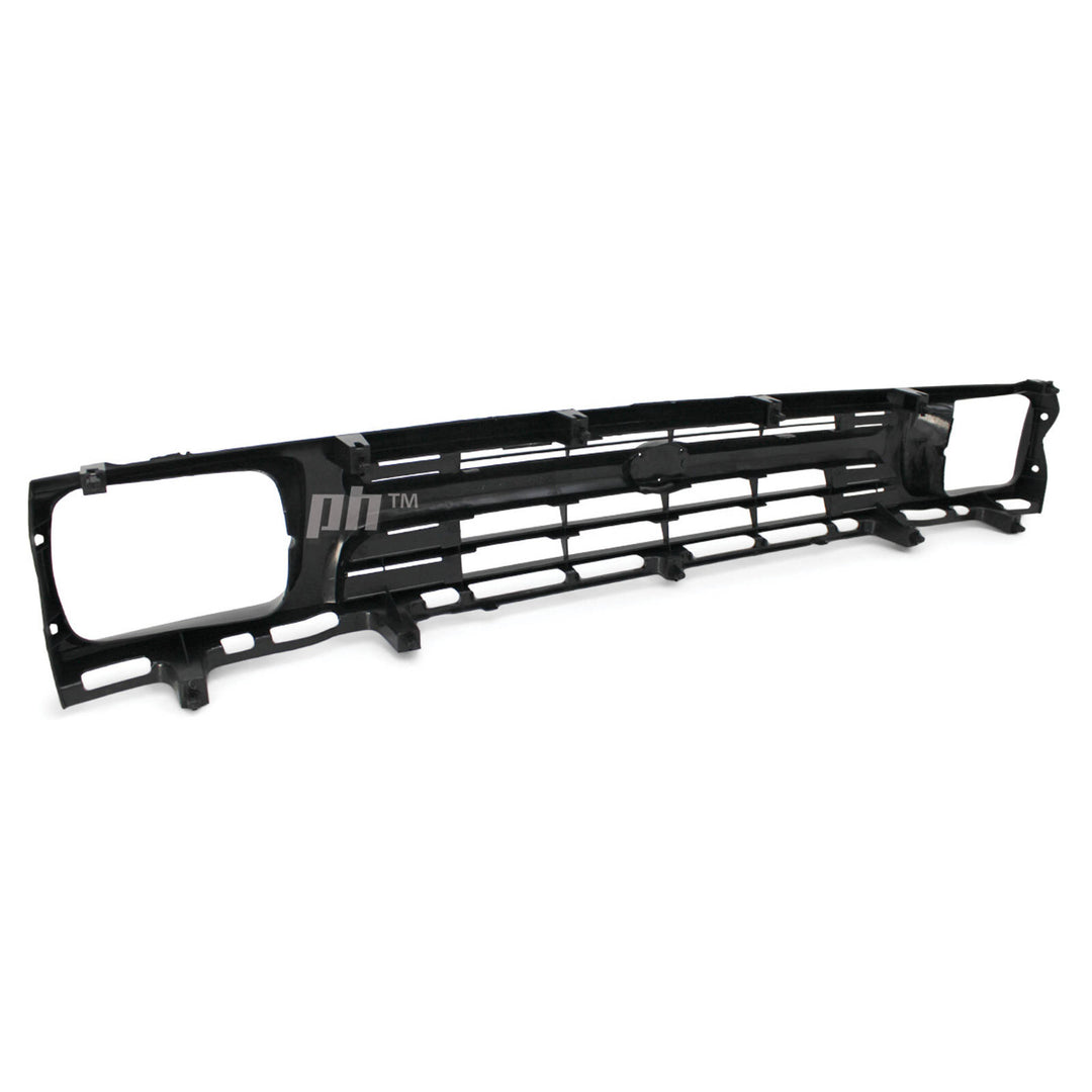 Grill 1 Piece Grey Twin Bar Style Fits Toyota Hilux 2WD Workmate 1989 - 1996