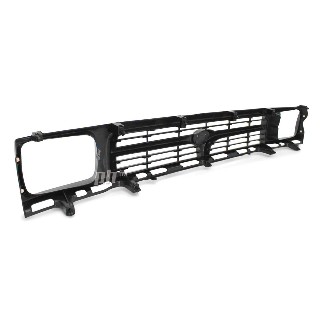 Grill 1 Piece Grey T Style Fits Toyota Hilux 2WD Workmate 1989 - 1996