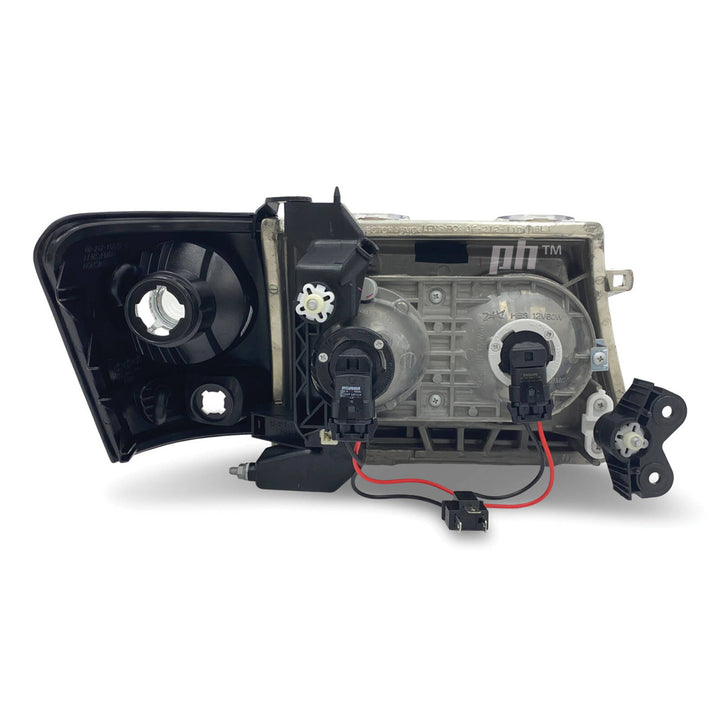 N60 Headlight & Corner Light SET BLACK Projector Fits Toyota Hilux SR5 2001 - 2005