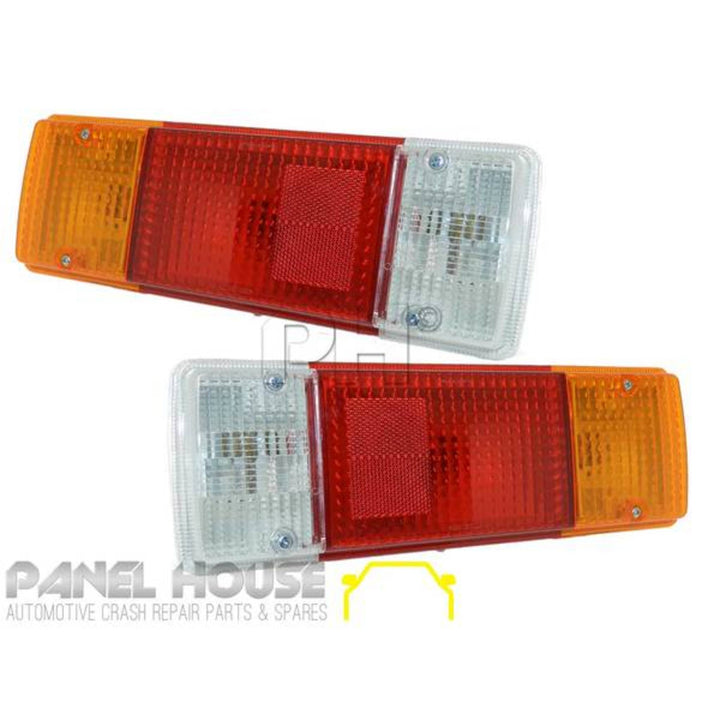 Tail Lights Square Plug PAIR fits Toyota Hilux N70 2005 - 2011