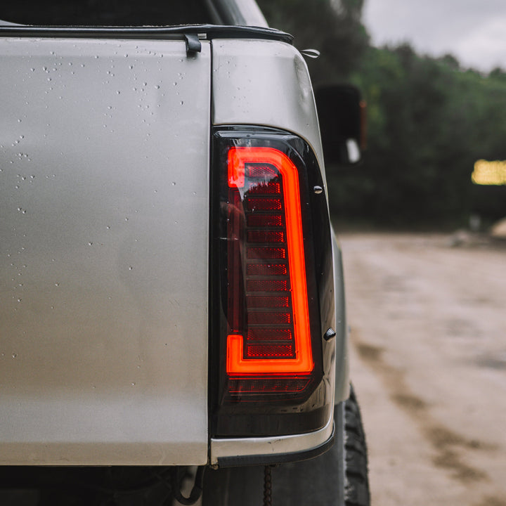 Smoked LED Sequential Tail Lights for Toyota Hilux N70 (2005–2015)