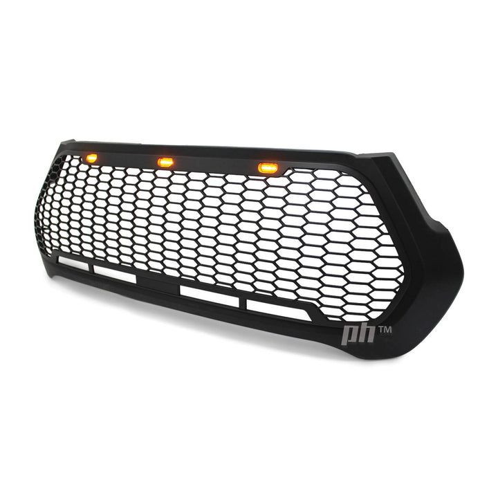 Grill Black Mesh With LED's Fits Toyota Hilux N80 SR 06/2020 - 2023