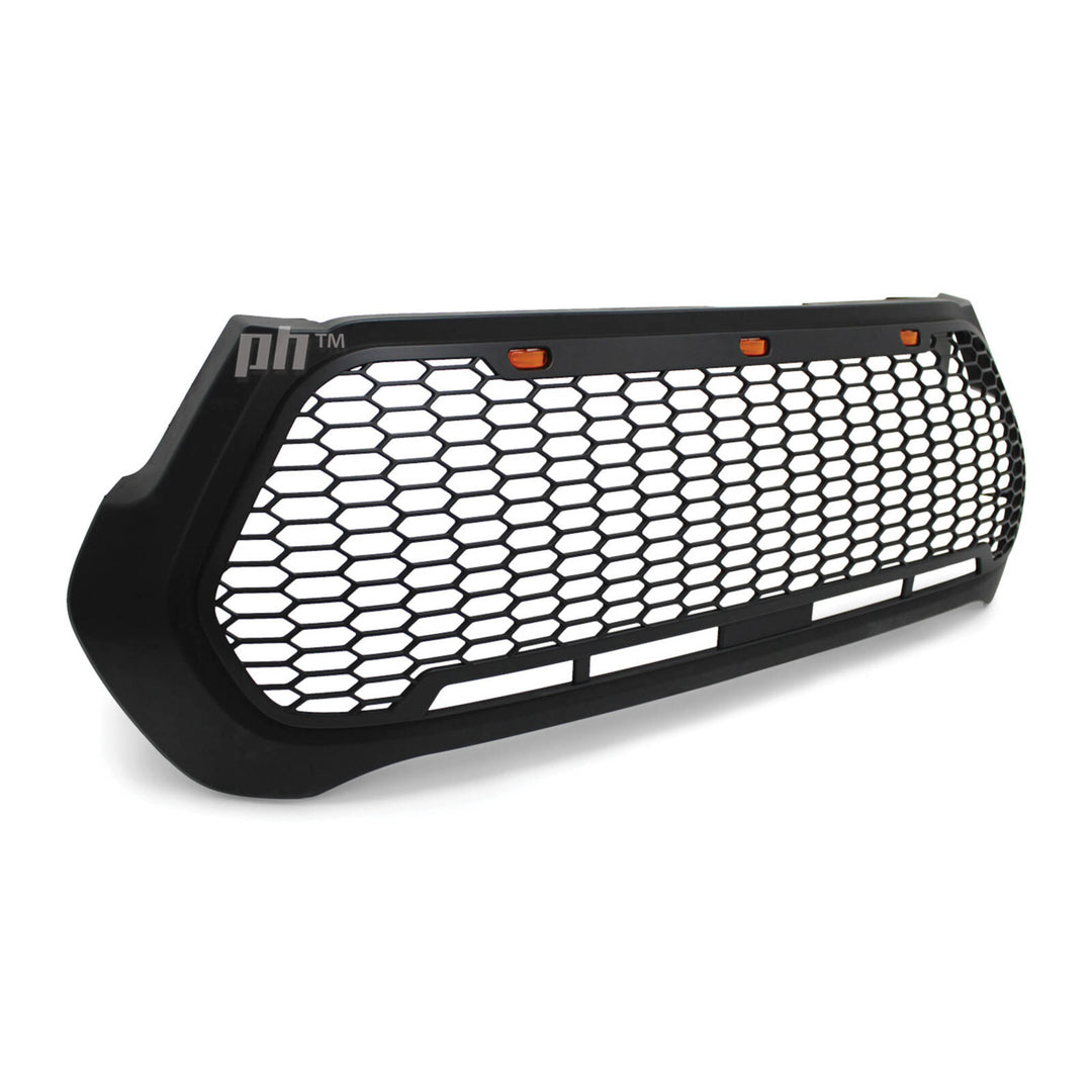 Grill Black Mesh With LED's Fits Toyota Hilux N80 SR 06/2020 - 2023