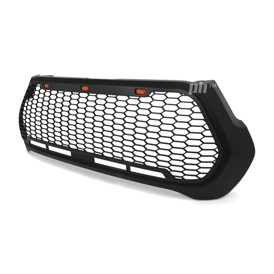 Grill Black Mesh With LED's Fits Toyota Hilux N80 SR 06/2020 - 2023