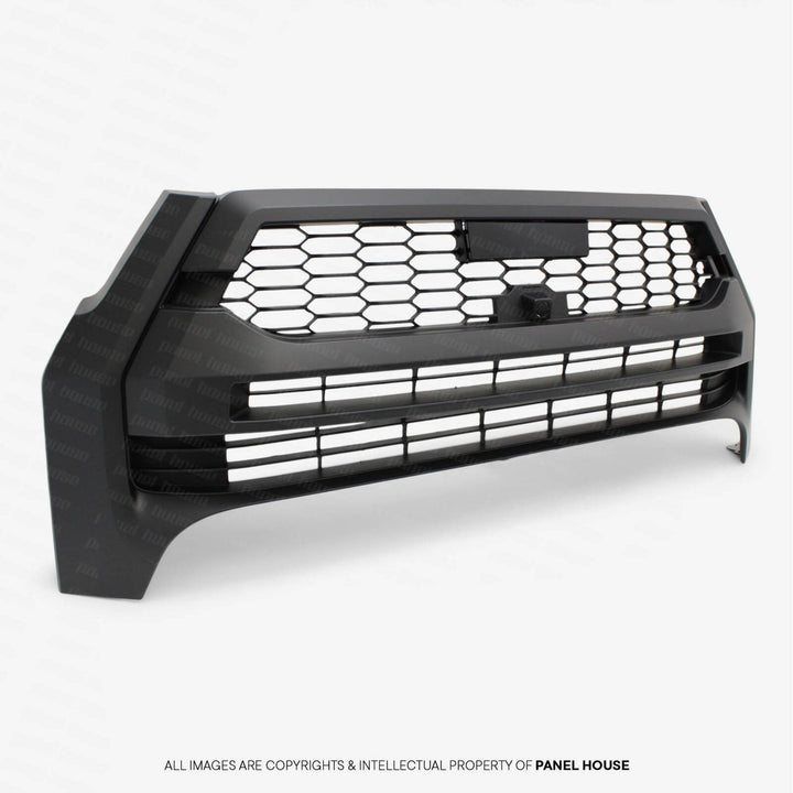 Letter Style Grill Black with Silver letters Fits Toyota Hilux N80 Rogue 2020 - 2024