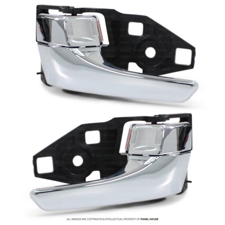 Door Handle Black Inner Front PAIR Fits Toyota Hilux N80 2015 - 2024 SR TRD ROUGE RUGGED RH + LH