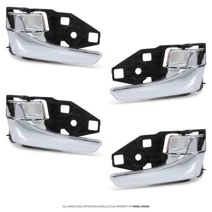 Door Handle Black Inner SET Fits Toyota Hilux N80 2015 - 2024 SR TRD ROUGE RUGGED