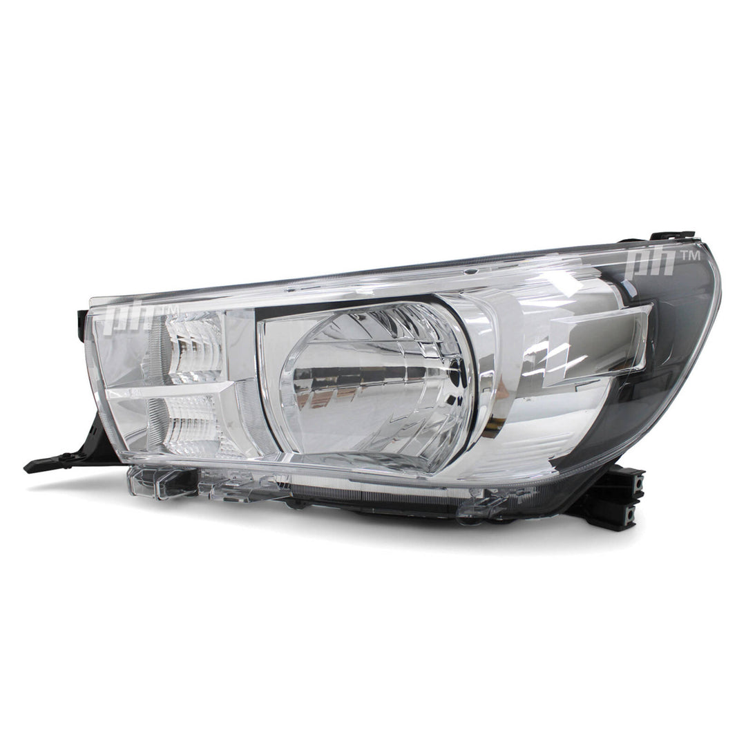 Headlights PAIR Fits Toyota Hilux N80 Workmate 2WD 4WD 05/2015 - 2022