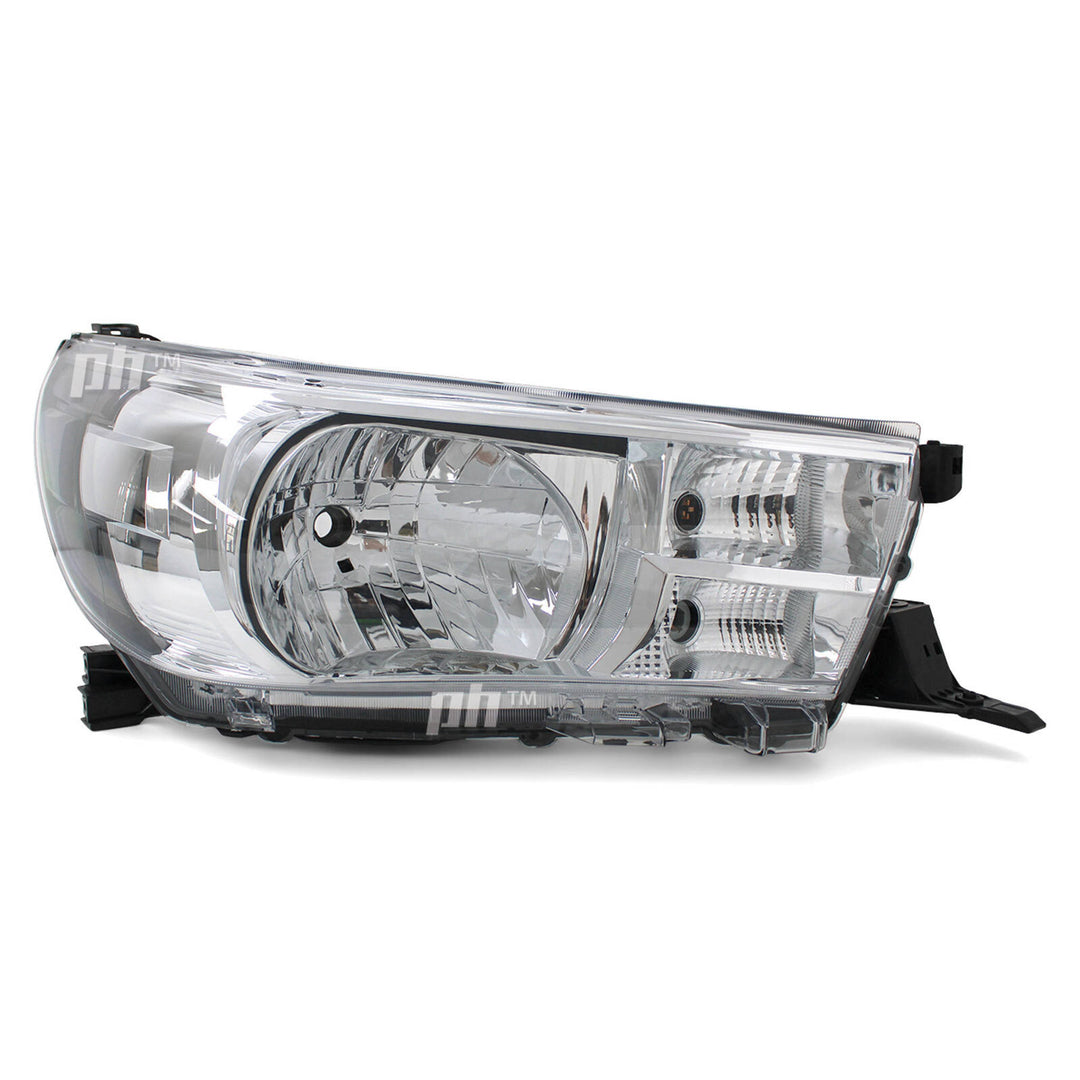 Headlights PAIR Fits Toyota Hilux N80 Workmate 2WD 4WD 05/2015 - 2022