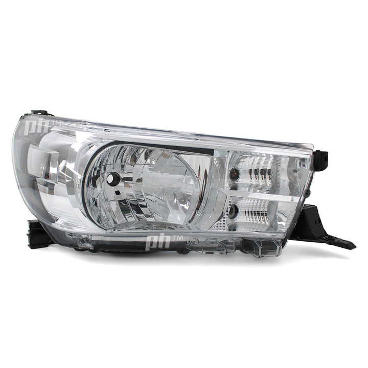 Headlights PAIR Fits Toyota Hilux N80 Workmate 2WD 4WD 05/2015 - 2022