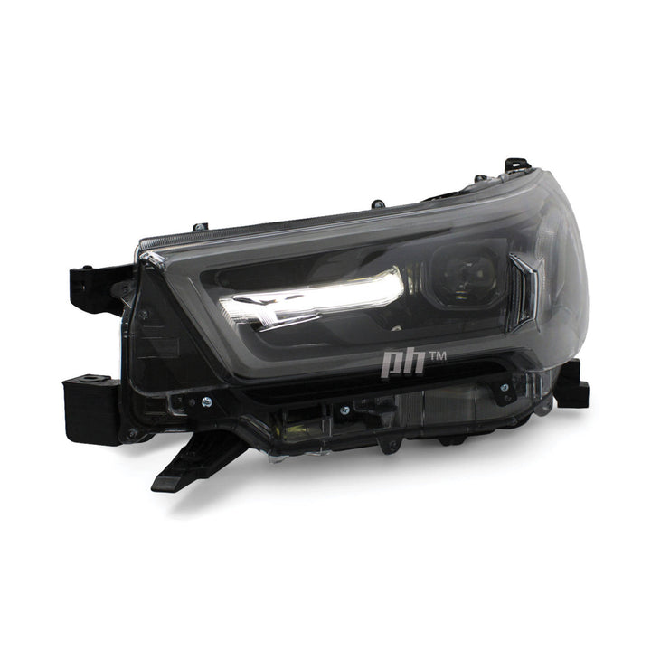 Headlight LEFT LED Dark Grey fits Toyota Hilux N80 Rogue Rugged TRD 06/2020 - 2024 LH