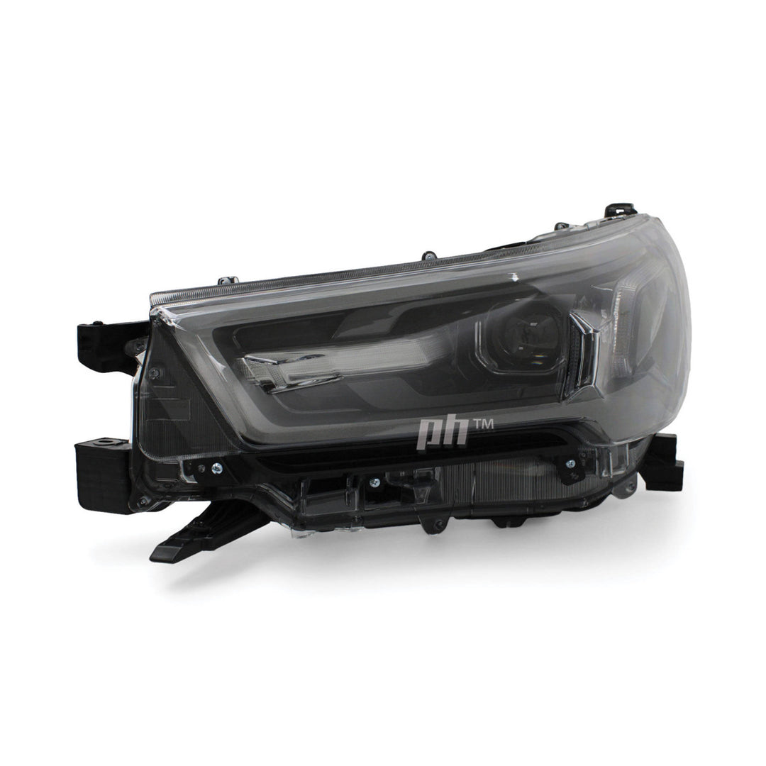 Headlight LEFT LED Dark Grey fits Toyota Hilux N80 Rogue Rugged TRD 06/2020 - 2024 LH