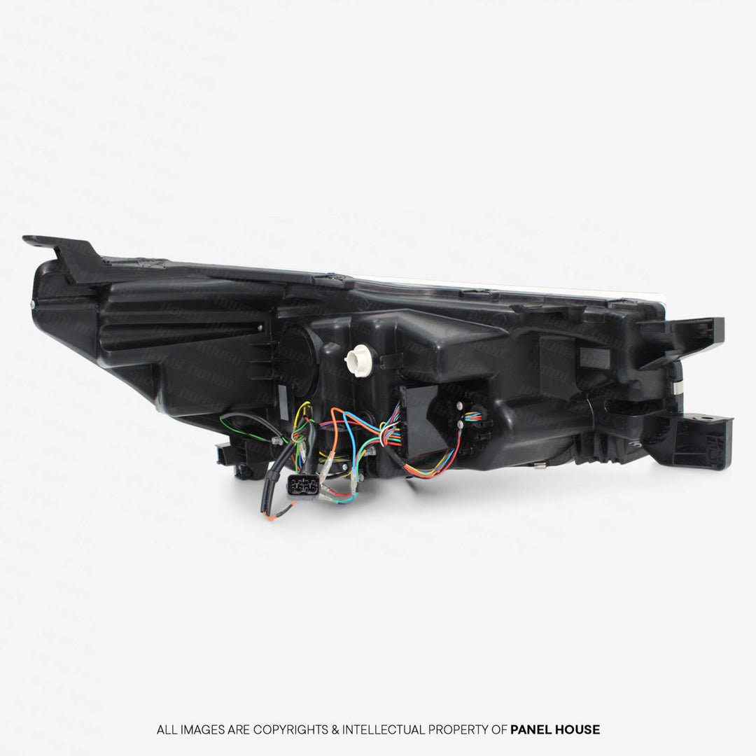 Black Headlights Full LED DRL Sequential fits Toyota Hilux N80 SR5 Facelift 2020 - 2024