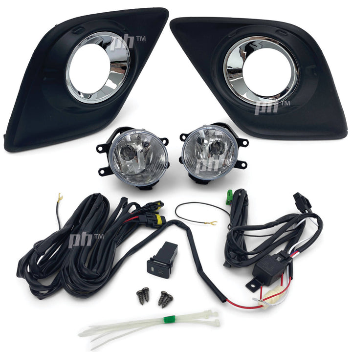 Fog Light Kit With Switch fits Toyota Hilux N80 2015 - 2018 Workmate SR SR5
