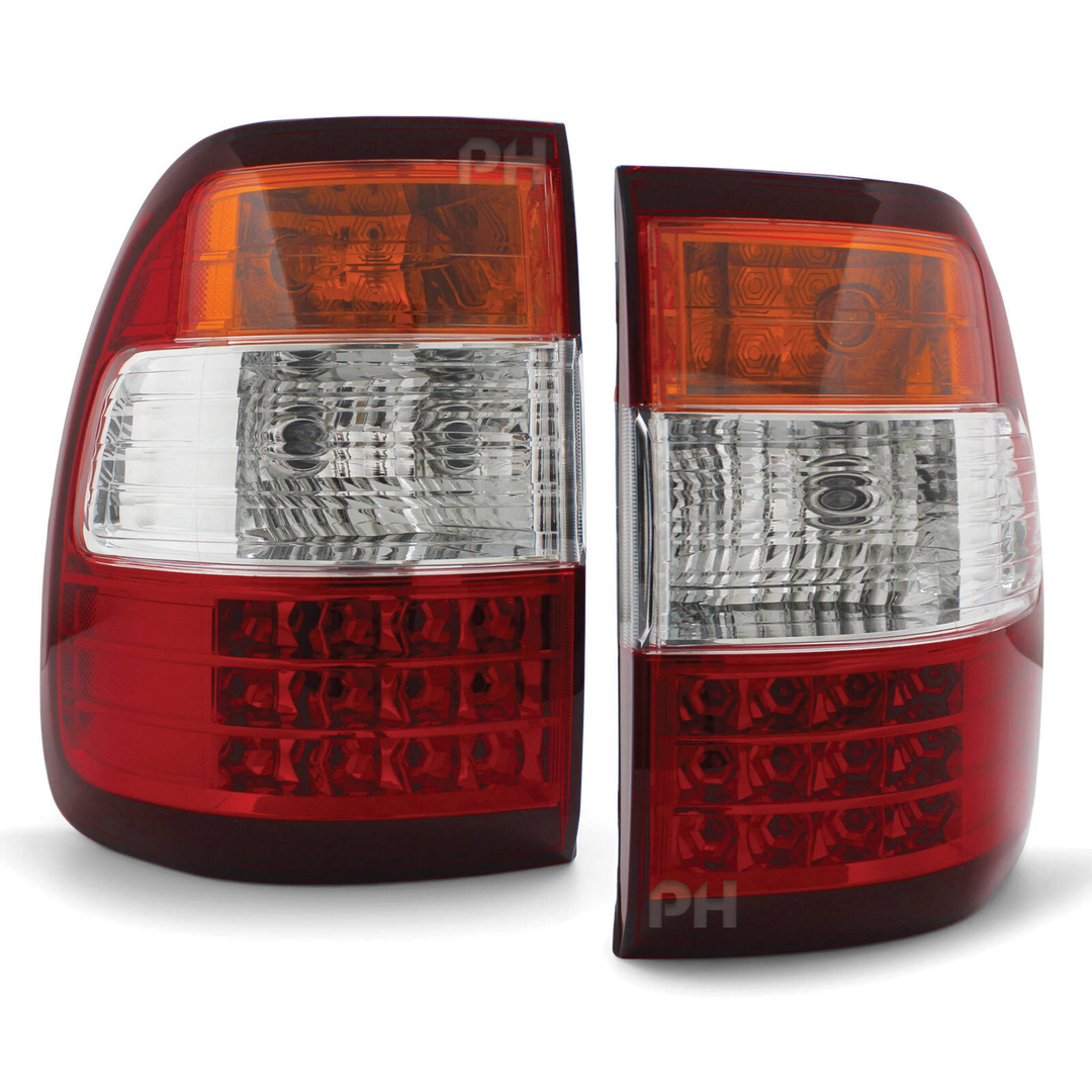 Tail Lights LED PAIR Fits Toyota Landcruiser 100 Series 2005 - 2007