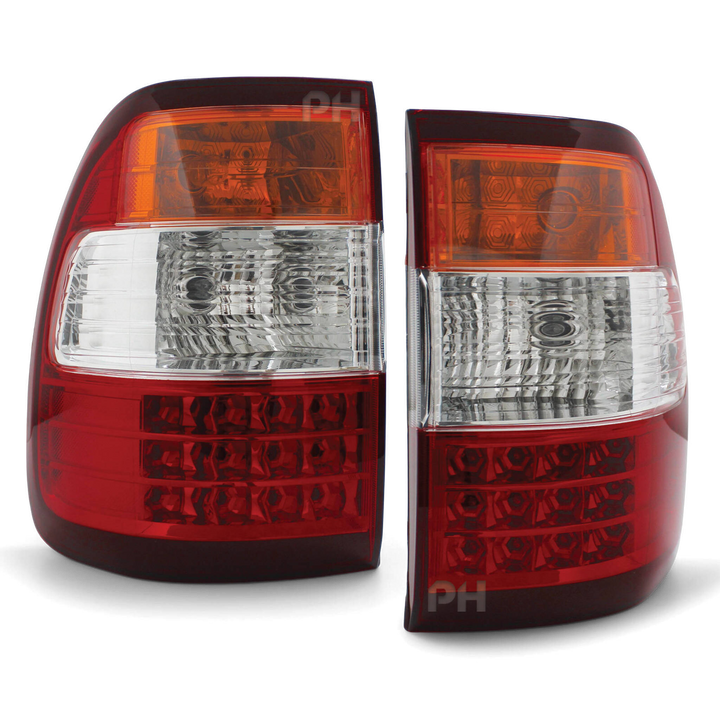Tail Lights LED PAIR Fits Toyota Landcruiser 100 Series 2005 - 2007