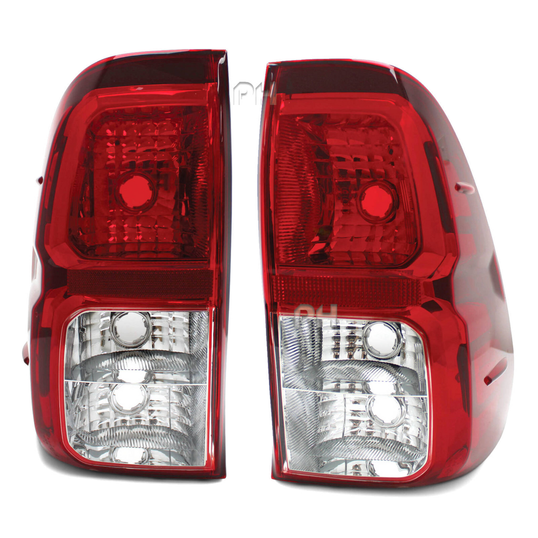Tail Lights PAIR Fits Toyota Hilux N80 2015 - 2020 SR SR5 Workmate