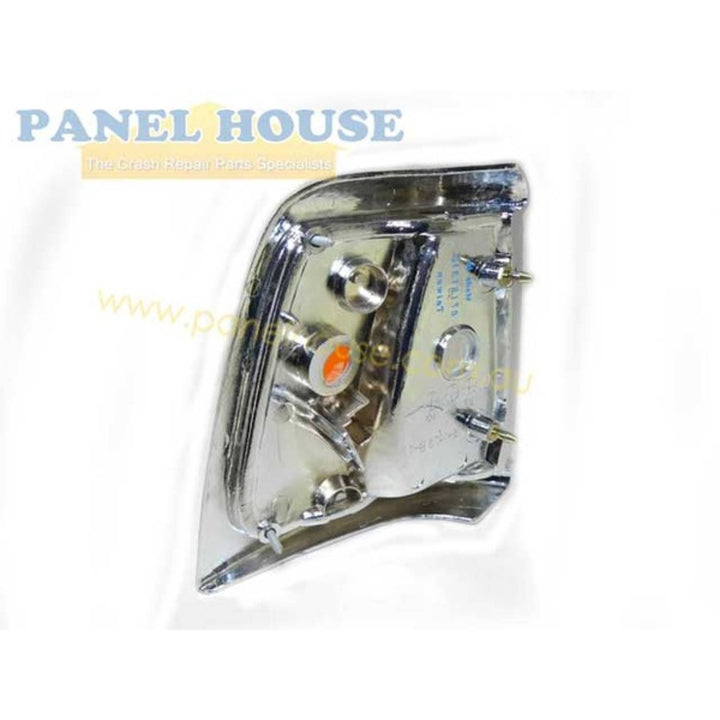 Corner Indicator Park Lights PAIR Chrome Fits Toyota Hilux 2WD 1988 - 1991