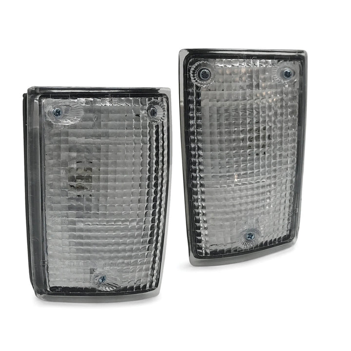 Corner Park Lights PAIR Clear Fits Toyota Landcruiser 60 Series 1987 - 1990