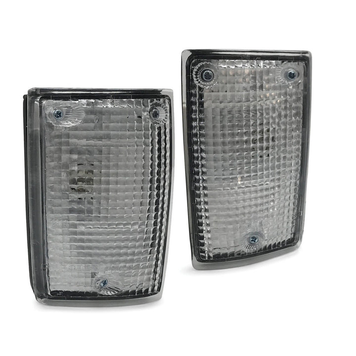 Corner Park Lights PAIR Clear Fits Toyota Landcruiser 60 Series 1987 - 1990
