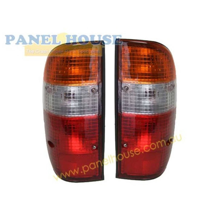 Tail Lights PAIR fits Ford Courier Ute PE PG 1999 - 2004