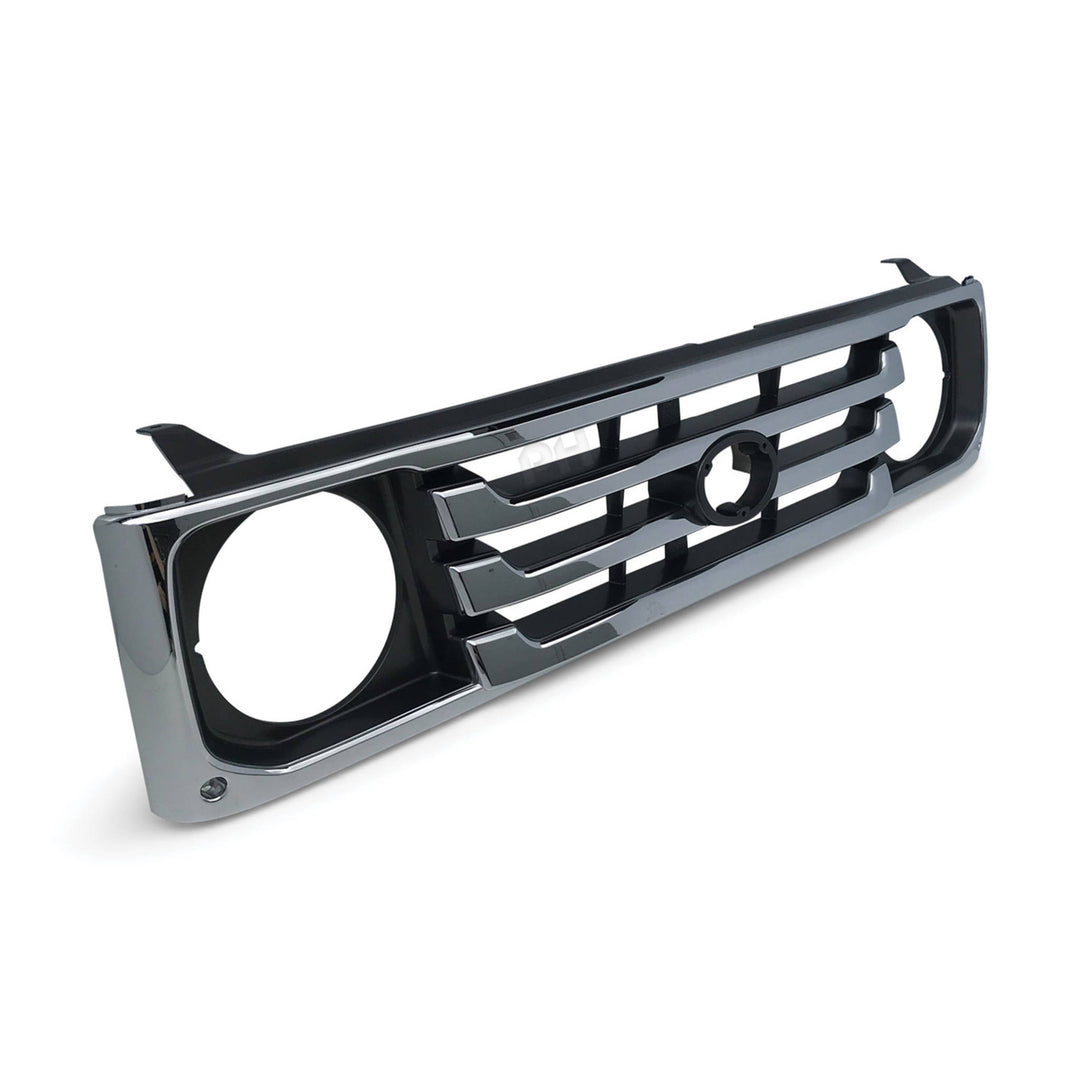 Grill + Corner Lights SET Chrome Fits Toyota Landcruiser 78 79 Series 1999 - 2007