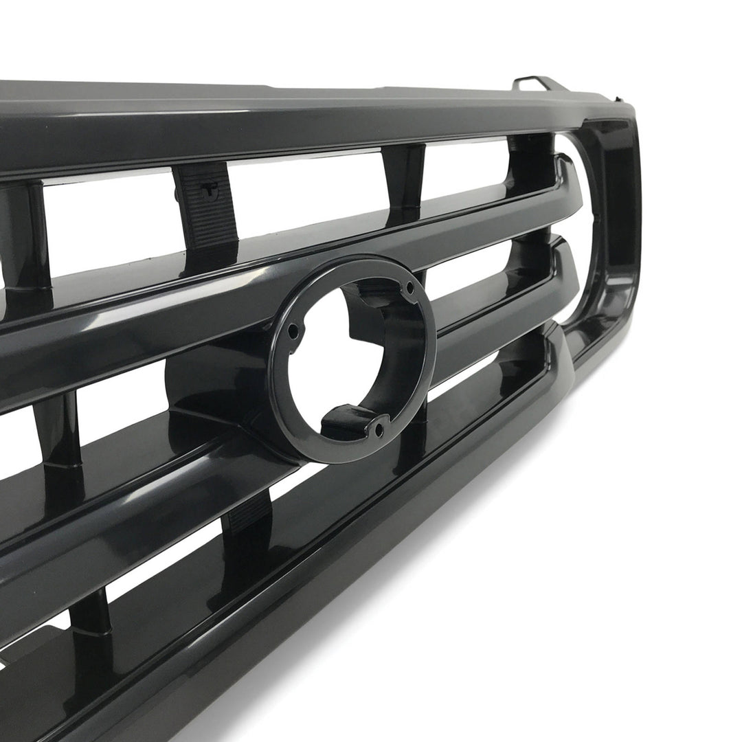 Grill + Corner Lights SET Black Fits Toyota Landcruiser 78 79 Series 1999-2007