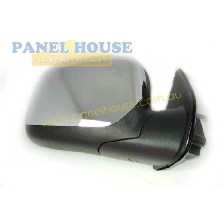 Door Mirror RIGHT Chrome Electric fits Holden Rodeo RA Isuzu DMAX