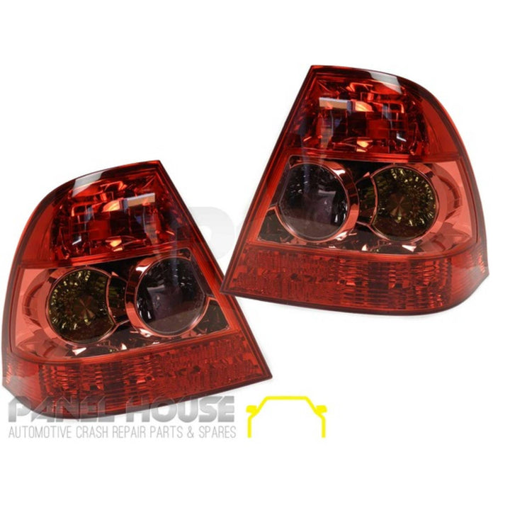 Tail Lights PAIR Fits Toyota Corolla ZZE122 Sedan 2004 - 2007